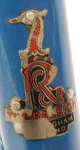 A Raleigh The All-Steel Bicycle frame and fork set, built with Reynolds 531 tubes, with an... - 3