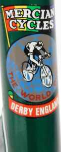 A Mercian Cycles of Derby bicycle frame and fork set, constructed with Reynolds 531 tubes, Green... - 3