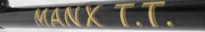 The Sun Cycle and Fitting Company Limited Manx TT bicycle frame and fork set, black with gold... - 4