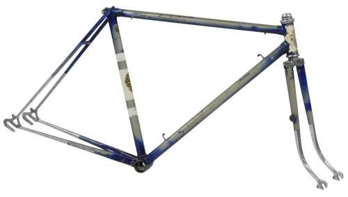 An Armstrong of Birmingham Continental bicycle frame and fork set, made with Reynolds 531 tubes,...