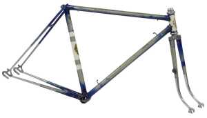 An Armstrong of Birmingham Continental bicycle frame and fork set, made with Reynolds 531 tubes,...