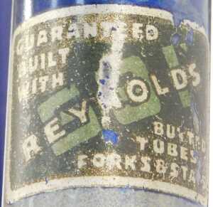 An Armstrong of Birmingham Continental bicycle frame and fork set, made with Reynolds 531 tubes,... - 5