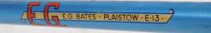 An EG Bates of Plastow bicycle frame and fork set, constructed with Reynolds 531 tubes, and... - 4