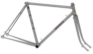 A Hill Brothers Hill Special bicycle frame and fork set, constructed from Reynolds 531 tubes,...