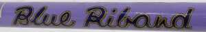 A Hobbs Blue Ribband bicycle frame and fork set, lilac with applied decals and white detailing,... - 4