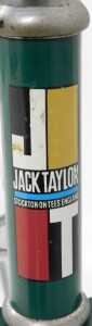 A Jack Taylor bicycle frame and fork set, green with GB handlebars, a Lycett leather seat and... - 3