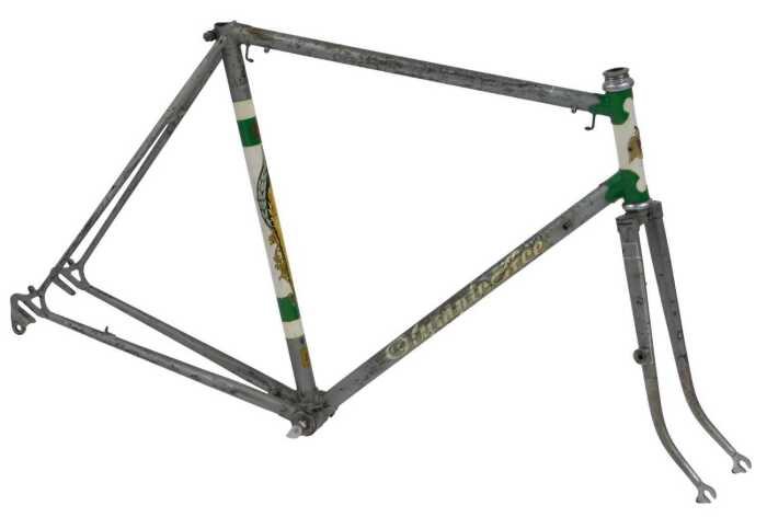 The James Cycle Company of Birmingham Olympic Ace bicycle frame and fork set, constructed from...