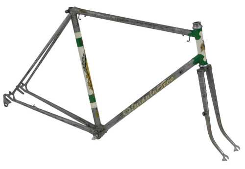 The James Cycle Company of Birmingham Olympic Ace bicycle frame and fork set, constructed from...