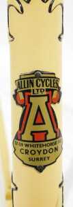 An Allen Cycles Limited of Croydon Surrey The Allen Stan Butler Special Model bicycle frame and... - 3
