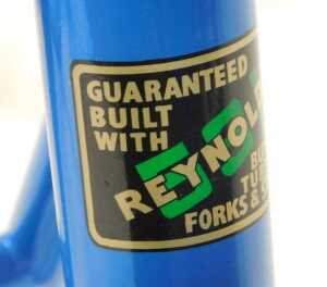 A Trevor Jarvis Flying Gate bicycle frame and fork set, constructed with Reynolds 531 tubes,... - 6