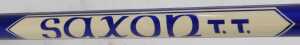 A Saxon T.T twin tube bicycle frame and fork set, constructed with Accles and Pollock AP... - 4