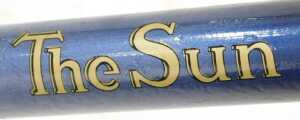 A Sun of Birmingham The Sun bicycle frame and fork set, with intricate lugs with gold detailing,... - 4