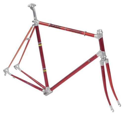 An Aluminium ALAN bicycle frame and fork set, made in Italy, circa 1970s/1980s, bonded alloy...