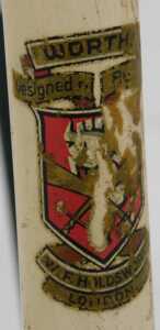 A WJ Holdsworth bicycle frame and fork set, with WJ Holdsworth enamelled head badge, intricate... - 5