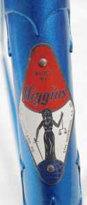 A Higgins bicycle frame and fork set, constructed with Reynolds 531 tubes, with enamelled head... - 3