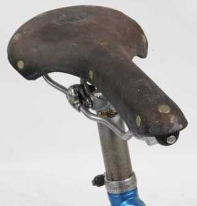 A Higgins bicycle frame and fork set, constructed with Reynolds 531 tubes, with enamelled head... - 6