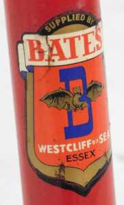 A Bates bicycle frame and fork set, constructed from Reynolds 531 tubes, with shaped lugs,... - 5