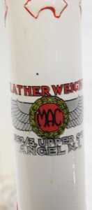 A Maclean Featherweight bicycle frame and fork set, with hand cut lugs, cream with red detailing... - 3