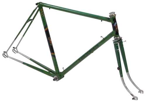 A W Holdsworth Cyclone Deluxe bicycle frame and fork set, constructed from Reynolds 531 tubes,...