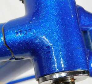 A Ferris Le Cordon Bleu bicycle frame, constructed from Reynolds 531 tubing, with shaped lugs... - 6