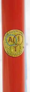 A Raleigh bicycle frame and fork set, with enamelled Paris head badge, chromed forks and chromed... - 4
