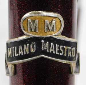 A Fiorelli Milano Maestro bicycle frame and fork set, with Milano Maestro enamelled head badge,... - 3
