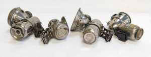 Four Powell and Hanmer Ltd Birmingham carbide/acetylene and other bicycle lamps, comprising New... - 6