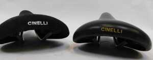 A Cinelli Unicanitor Brevettata saddle, and another. (2) - 4