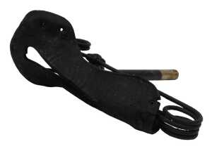 A Lepper sprung leather bicycle saddle.