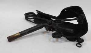 A Lepper sprung leather bicycle saddle. - 3