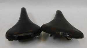 A Brooks B17 leather saddle, Champion narrow, and a Brooks Professional leather saddle with... - 4