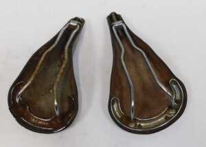 A Brooks B17 leather saddle, Champion narrow, and a Brooks Professional leather saddle with... - 5