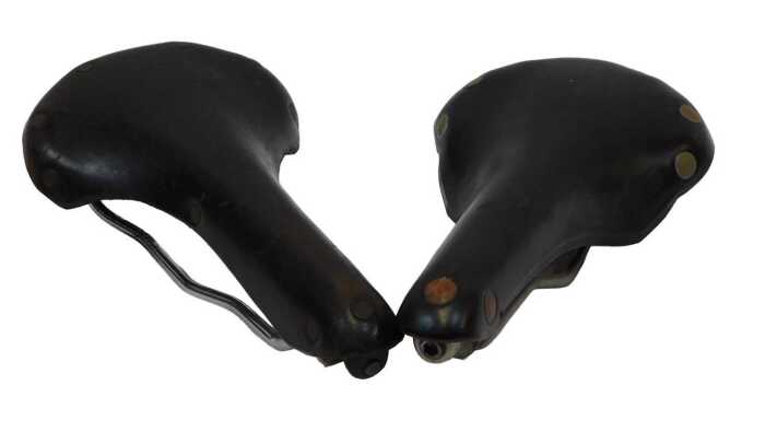 A Lycett Swallow L15 saddle and a Brooks Swift saddle. (2)