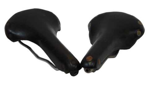 A Lycett Swallow L15 saddle and a Brooks Swift saddle. (2)