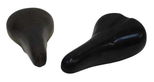 A San Marco leather saddle and another. (2)