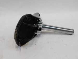A Brooks leather saddle, with copper rivets, and a Raleigh seatpost. (2) - 3