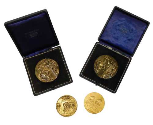Various cycling medals, comprising a medal presented to Dick Swann Founder Member of the...