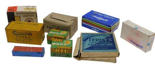 Various bicycle spares, including Athena crank set, Constrictor Cobra solid centre pedal,...