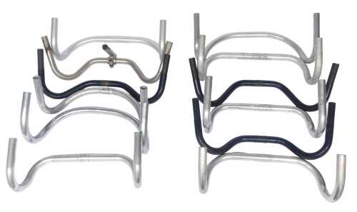 Various chrome handlebars, including Cresta, Grand Prix handlebars, etc. (a quantity)