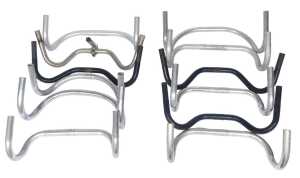 Various chrome handlebars, including Cresta, Grand Prix handlebars, etc. (a quantity)
