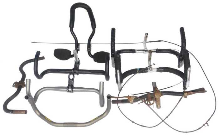 Handlebars, including PLT, Mavic handlebars, Cinelli handlebars, etc. (8)