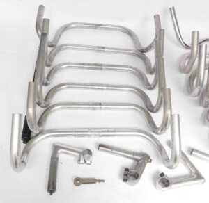Chrome handlebars, including Concorde, GB handlebars, Cinelli, Cinelli headset, three TTT... - 4