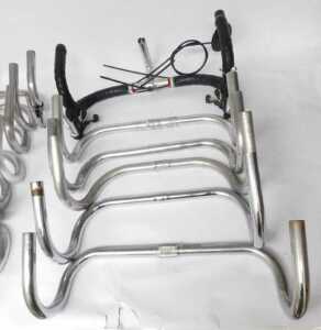 Chromed handlebars, including Reynolds chromed handlebars and headset, Cinelli handlebars and... - 3