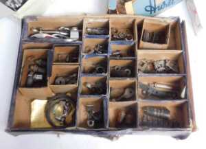 Various bicycle parts, including Simplex derailleur, Benelux derailleur hangers, including a... - 3
