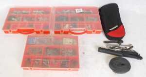 Bicycle spares, including crank sets, bicycle tool kit, bar ends, brake blocks, riding shoes,... - 3
