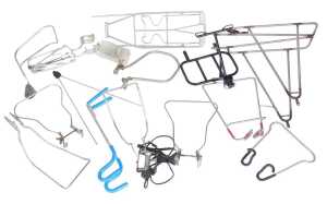 Various pannier racks, including Peltscher, etc. (a quantity)