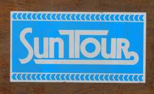 A Sun Tour multiple free wheel set, in a teak fitted case. - 4