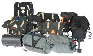 Bicycle panniers, including Carradice, etc. (a quantity)