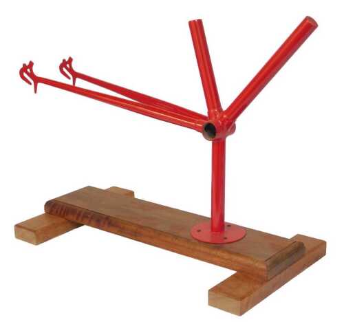 A frame tubing advertising display stand, possibly for Reynolds Tubing.