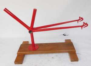 A frame tubing advertising display stand, possibly for Reynolds Tubing. - 4